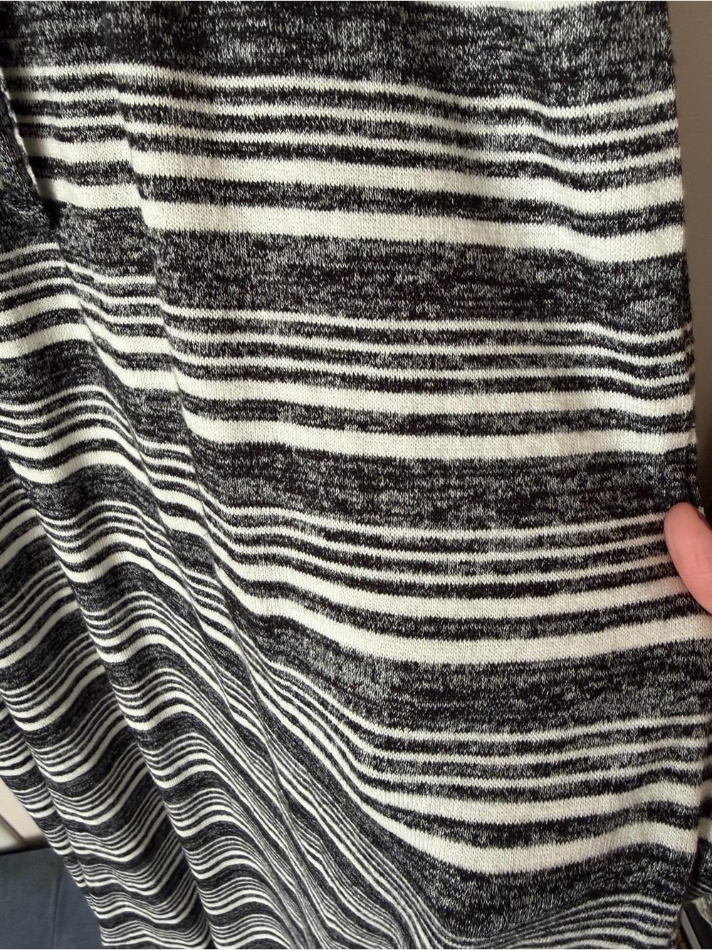 Market & Spruce Black and White Striped Maxi Dress - Picture 6 of 7